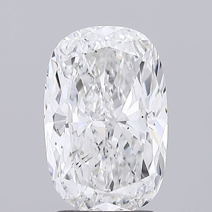 Loose Diamond - CUSHION MODIFIED 2.24ct E VS2: Loose Diamond - CUSHION MODIFIED 2.24ct E VS2 Source: This is a real non-mined Diamond that has been grown in a lab Shape: CUSHION MODIFIED Carats: 2.24 Color: E Clarity: VS2 Certification: IGI Video:
