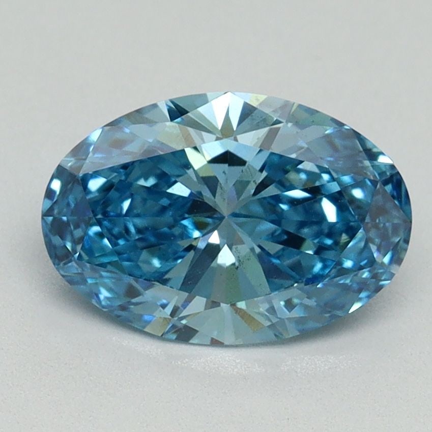 Loose Diamond - OVAL 1.56ct Fancy Vivid Blue VS2: Loose Diamond - OVAL 1.56ct Fancy Vivid Blue VS2 Source: This is a real non-mined Diamond that has been grown in a lab Shape: OVAL Carats: 1.56 Color: Fancy Vivid Blue Certification: IGI Video: