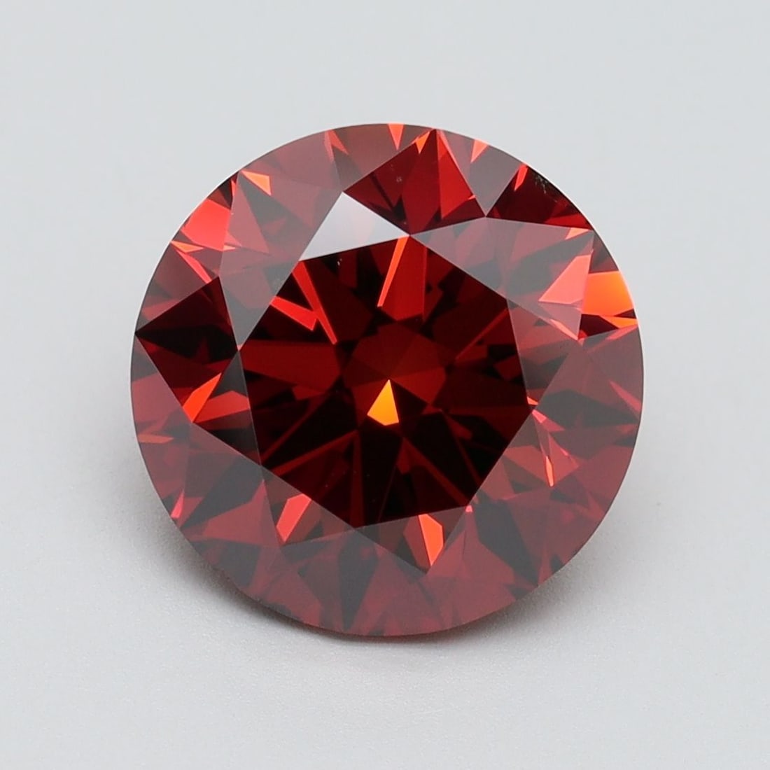Loose Diamond - ROUND 4.0ct Fancy Intense Brownish Orange VS2: Loose Diamond - ROUND 4.0ct Fancy Intense Brownish Orange VS2 Source: This is a real non-mined Diamond that has been grown in a lab Shape: ROUND Carats: 4.0 Color: Fancy Intense Brownish Orange Certif