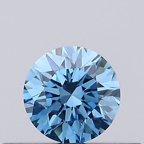 Loose Diamond - ROUND 0.2ct Fancy Vivid Blue VS1: Loose Diamond - ROUND 0.2ct Fancy Vivid Blue VS1 Source: This is a real non-mined Diamond that has been grown in a lab Shape: ROUND Carats: 0.2 Color: Fancy Vivid Blue Certification: IGI Video: