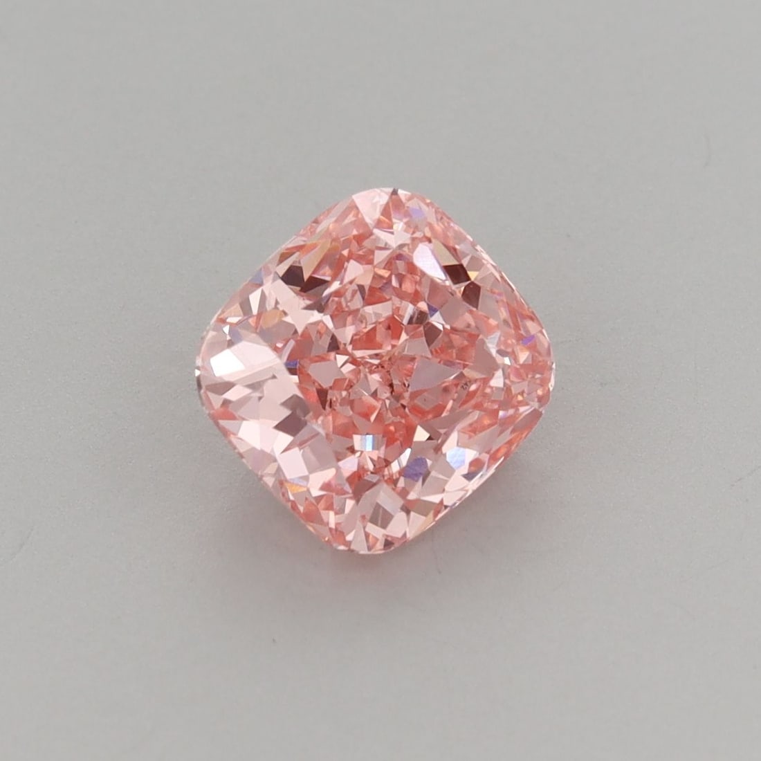Loose Diamond - CUSHION BRILLIANT 1.97ct Fancy Vivid Pink VS1: Loose Diamond - CUSHION BRILLIANT 1.97ct Fancy Vivid Pink VS1 Source: This is a real non-mined Diamond that has been grown in a lab Shape: CUSHION BRILLIANT Carats: 1.97 Color: Fancy Vivid Pink Certif