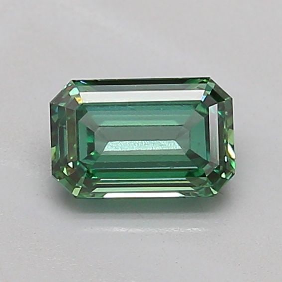 Loose Diamond - EMERALD 0.56ct Fancy Vivid Green VS1 (1 of 1)