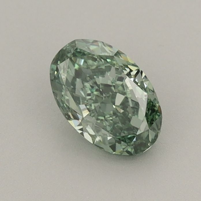 Loose Diamond - OVAL 0.6ct Fancy Vivid Green VS1: Loose Diamond - OVAL 0.6ct Fancy Vivid Green VS1 Source: This is a real non-mined Diamond that has been grown in a lab Shape: OVAL Carats: 0.6 Color: Fancy Vivid Green Certification: IGI Video: