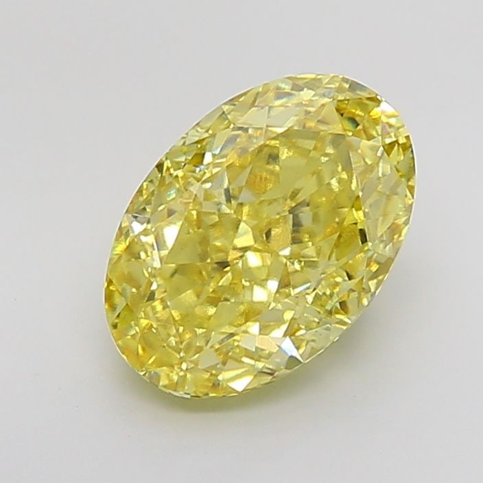 Loose Diamond - OVAL 7.03ct Fancy Intense Yellow VS1: Loose Diamond - OVAL 7.03ct Fancy Intense Yellow VS1 Source: This is a real non-mined Diamond that has been grown in a lab Shape: OVAL Carats: 7.03 Color: Fancy Intense Yellow Certification: IGI Video