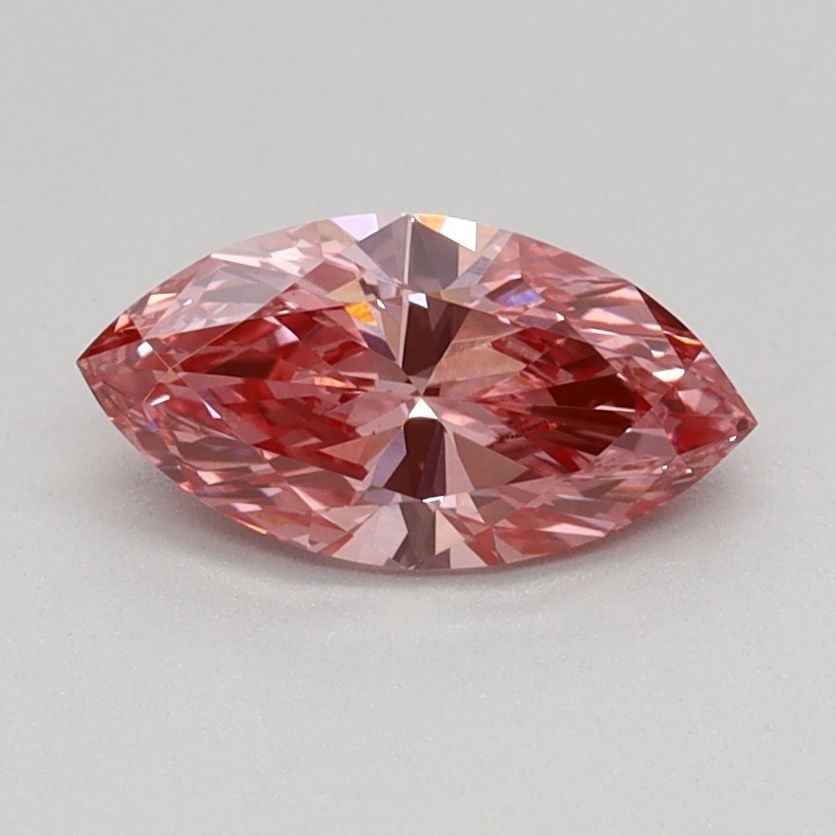 Loose Diamond - MARQUISE 0.57ct Fancy Vivid Pink VS1: Loose Diamond - MARQUISE 0.57ct Fancy Vivid Pink VS1 Source: This is a real non-mined Diamond that has been grown in a lab Shape: MARQUISE Carats: 0.57 Color: Fancy Vivid Pink Certification: IGI Video