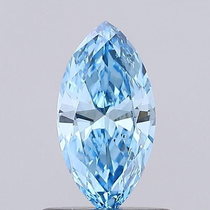 Loose Diamond - MARQUISE 0.56ct Fancy Vivid Blue VS1: Loose Diamond - MARQUISE 0.56ct Fancy Vivid Blue VS1 Source: This is a real non-mined Diamond that has been grown in a lab Shape: MARQUISE Carats: 0.56 Color: Fancy Vivid Blue Certification: IGI Video