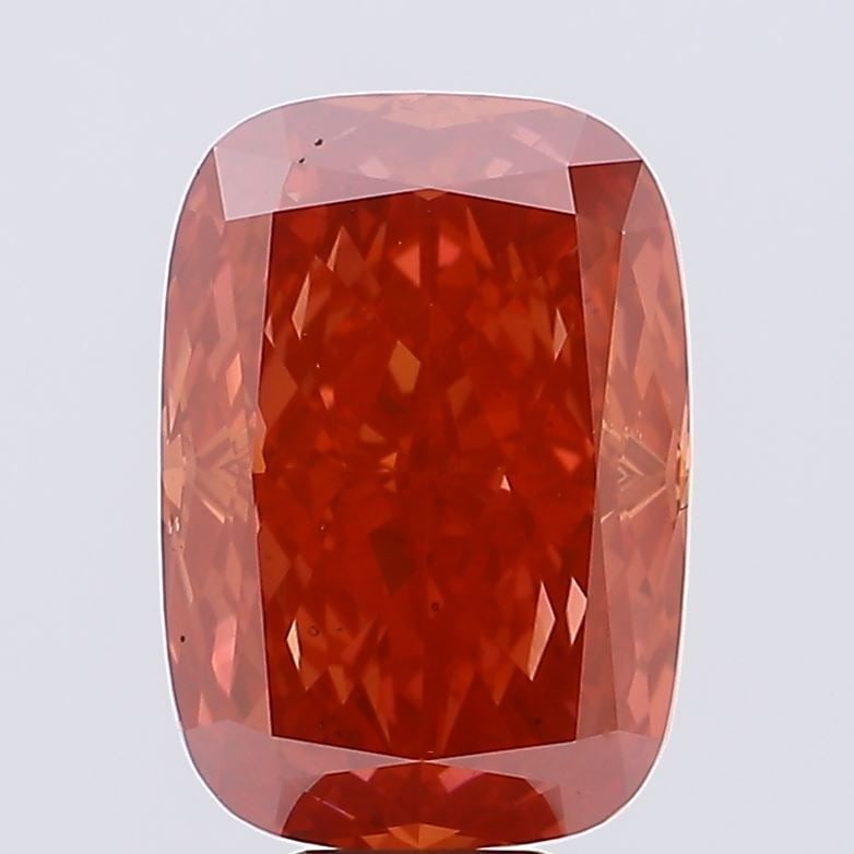 Loose Diamond - CUSHION MODIFIED 10.26ct Fancy Vivid Red VS2: Loose Diamond - CUSHION MODIFIED 10.26ct Fancy Vivid Red VS2 Source: This is a real non-mined Diamond that has been grown in a lab Shape: CUSHION MODIFIED Carats: 10.26 Color: Fancy Vivid Red Certific
