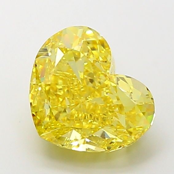 Loose Diamond - HEART 6.1ct Fancy Vivid Yellow VVS2: Loose Diamond - HEART 6.1ct Fancy Vivid Yellow VVS2 Source: This is a real non-mined Diamond that has been grown in a lab Shape: HEART Carats: 6.1 Color: Fancy Vivid Yellow Certification: IGI Video: