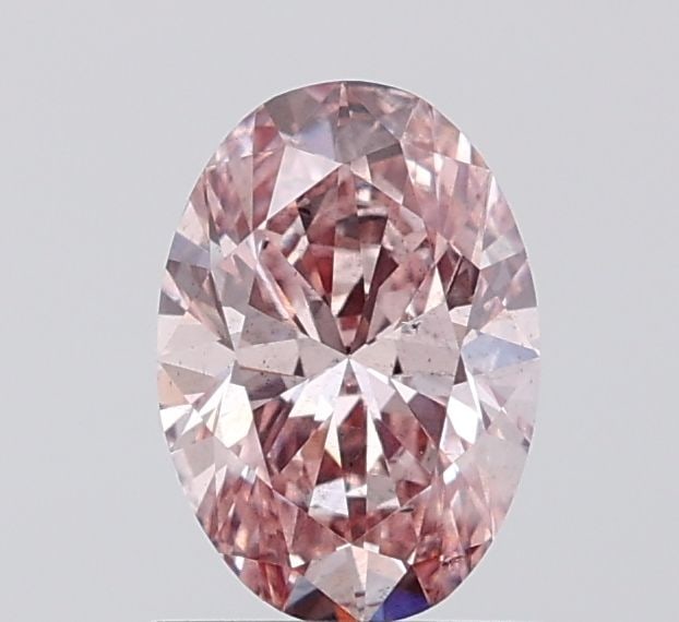 Loose Diamond - OVAL 1.02ct Fancy Intense Brownish Pink SI1: Loose Diamond - OVAL 1.02ct Fancy Intense Brownish Pink SI1 Source: This is a real non-mined Diamond that has been grown in a lab Shape: OVAL Carats: 1.02 Color: Fancy Intense Brownish Pink Certificat