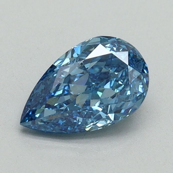 Loose Diamond - PEAR 0.74ct Fancy Vivid Blue VS2: Loose Diamond - PEAR 0.74ct Fancy Vivid Blue VS2 Source: This is a real non-mined Diamond that has been grown in a lab Shape: PEAR Carats: 0.74 Color: Fancy Vivid Blue Certification: IGI Video: