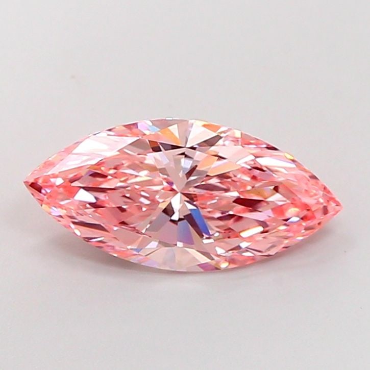 Loose Diamond - MARQUISE 3.01ct Fancy Vivid Pink VS1: Loose Diamond - MARQUISE 3.01ct Fancy Vivid Pink VS1 Source: This is a real non-mined Diamond that has been grown in a lab Shape: MARQUISE Carats: 3.01 Color: Fancy Vivid Pink Certification: IGI Video