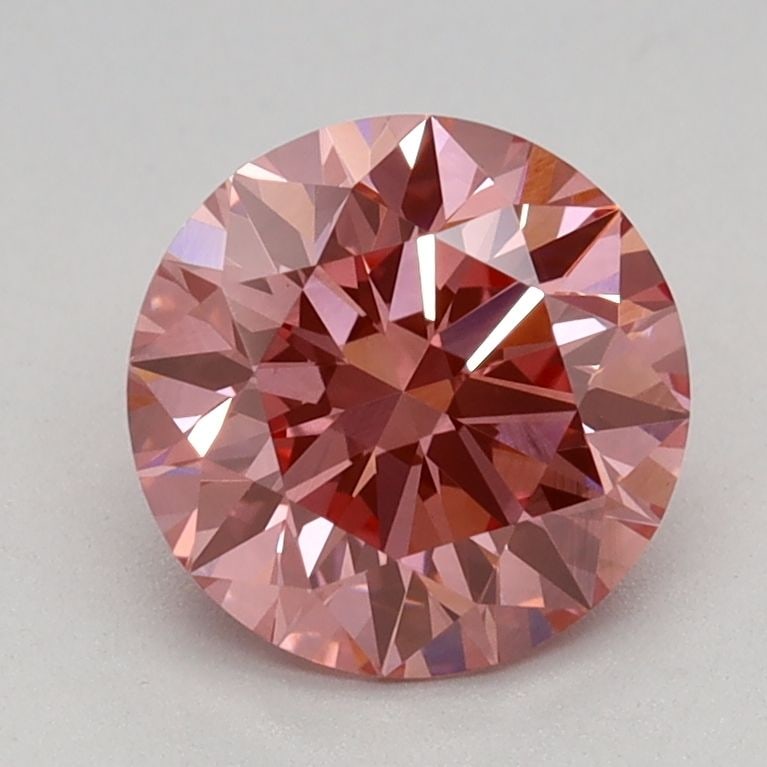 Ideal Loose Diamond - ROUND 1.13ct Fancy Vivid Pink VVS2: Ideal Loose Diamond - ROUND 1.13ct Fancy Vivid Pink VVS2 Source: This is a real non-mined Diamond that has been grown in a lab Shape: ROUND Carats: 1.13 Color: Fancy Vivid Pink Certification: IGI Vide