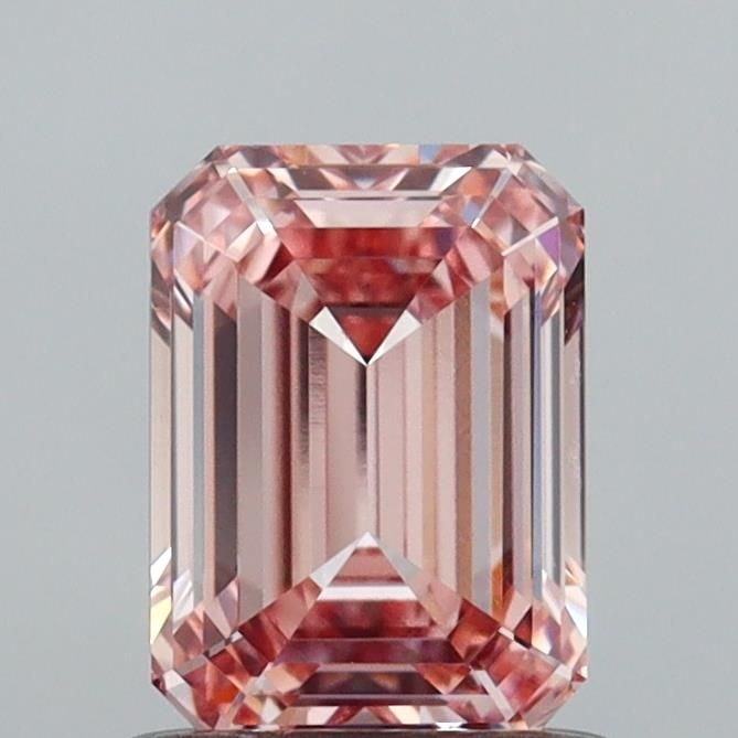 Loose Diamond - EMERALD 1.0ct Fancy Intense Pink VS1: Loose Diamond - EMERALD 1.0ct Fancy Intense Pink VS1 Source: This is a real non-mined Diamond that has been grown in a lab Shape: EMERALD Carats: 1.0 Color: Fancy Intense Pink Certification: IGI Video