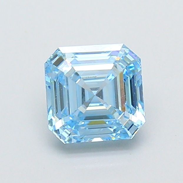 Loose Diamond - SQUARE EMERALD 1.11ct Fancy Vivid Blue VVS1: Loose Diamond - SQUARE EMERALD 1.11ct Fancy Vivid Blue VVS1 Source: This is a real non-mined Diamond that has been grown in a lab Shape: SQUARE EMERALD Carats: 1.11 Color: Fancy Vivid Blue Certificati