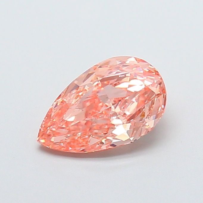 Loose Diamond - PEAR 1.59ct Fancy Intense Pink Orange VS2: Loose Diamond - PEAR 1.59ct Fancy Intense Pink Orange VS2 Source: This is a real non-mined Diamond that has been grown in a lab Shape: PEAR Carats: 1.59 Color: Fancy Intense Pink Orange Certification:
