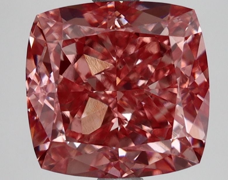 Loose Diamond - CUSHION MODIFIED 4.05ct Fancy Vivid Pink VS1: Loose Diamond - CUSHION MODIFIED 4.05ct Fancy Vivid Pink VS1 Source: This is a real non-mined Diamond that has been grown in a lab Shape: CUSHION MODIFIED Carats: 4.05 Color: Fancy Vivid Pink Certific