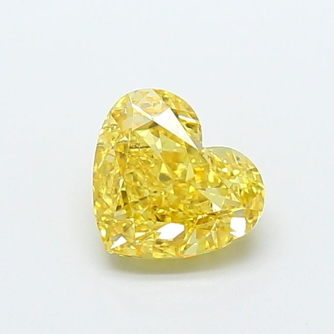 Loose Diamond - HEART 1.52ct Fancy Vivid Yellow VS1: Loose Diamond - HEART 1.52ct Fancy Vivid Yellow VS1 Source: This is a real non-mined Diamond that has been grown in a lab Shape: HEART Carats: 1.52 Color: Fancy Vivid Yellow Certification: IGI Video:
