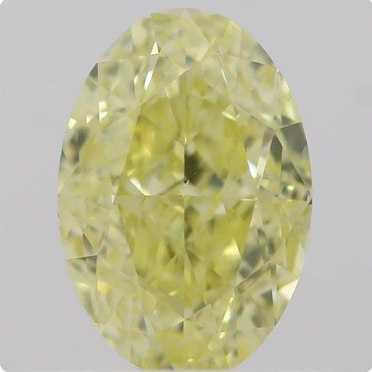 Loose Diamond - OVAL 0.6ct Fancy Yellow VS2: Loose Diamond - OVAL 0.6ct Fancy Yellow VS2 Source: Natural Shape: OVAL Carats: 0.6 Color: Fancy Yellow Certification: GIA Video: