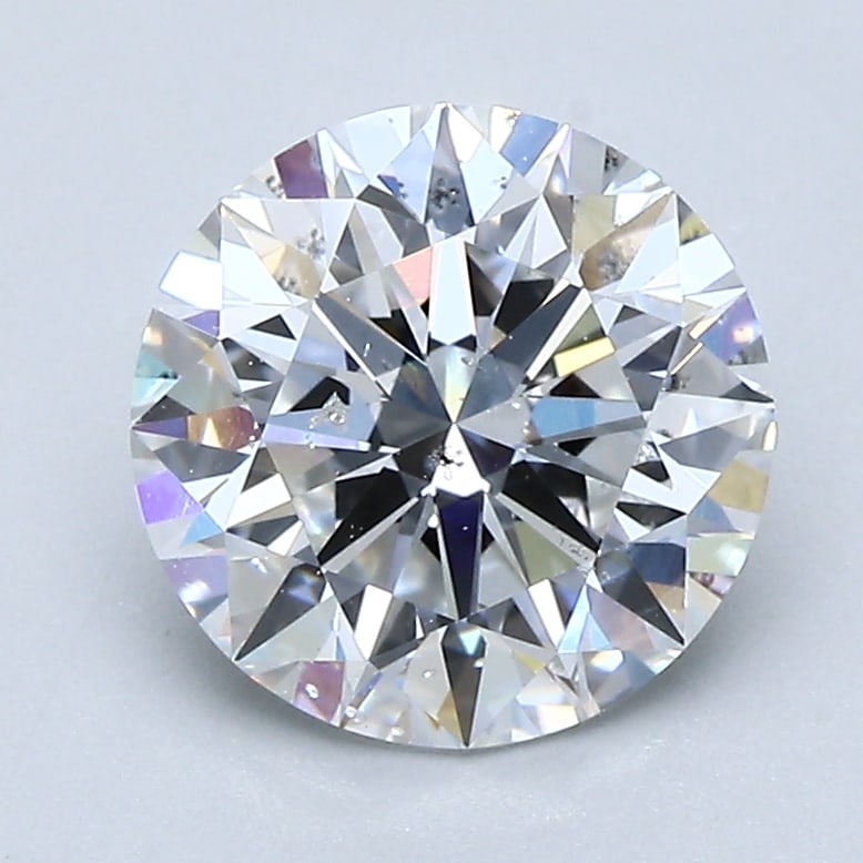 Loose Diamond - Round 2.02ct E SI2: Loose Diamond - Round 2.02ct E SI2 Source: Natural Mined Diamond Shape: Round Carats: 2.02 Color: E Clarity: SI2 Certification: GIA Condition: Pre-Owned PLEASE NOTE: Framed, Large, or heavy items do n