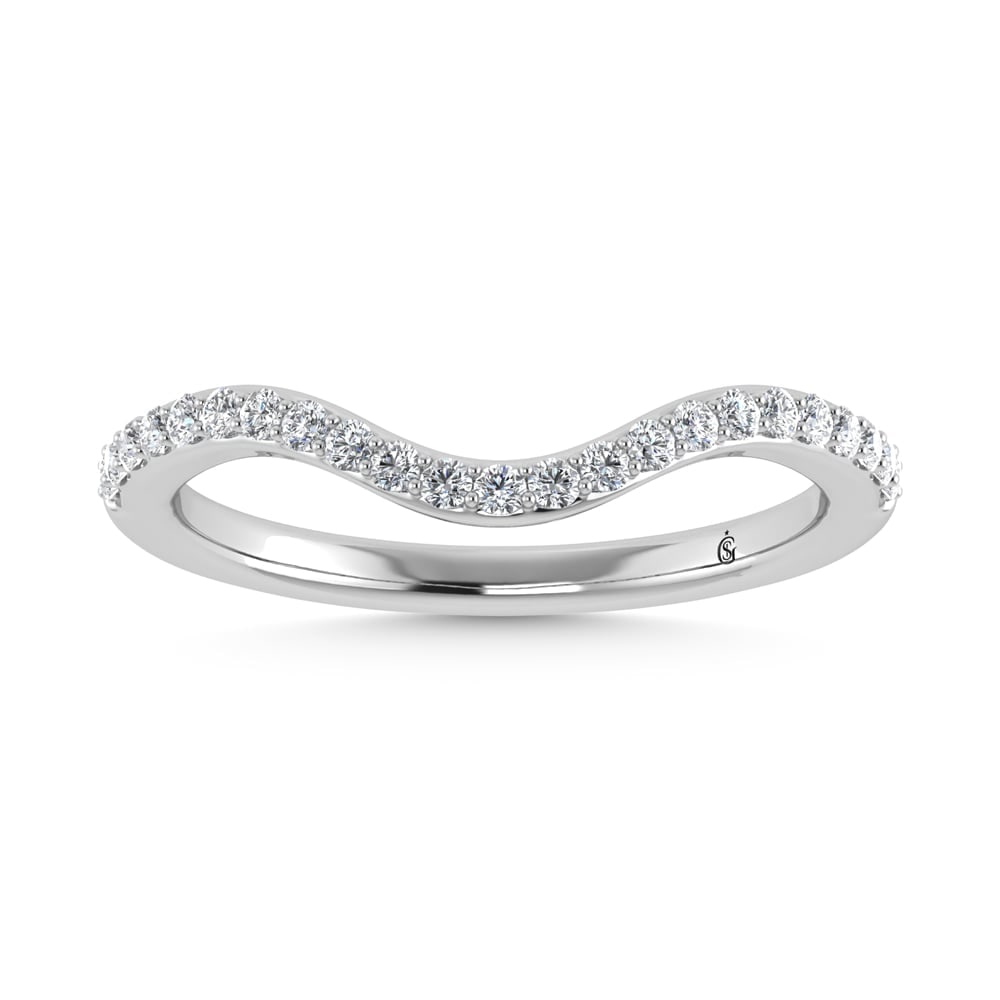 14K White Gold 1/6 Ct.Tw. Diamond Fashion Band: 14K White Gold 1/6 Ct.Tw. Diamond Fashion Band 14k White Gold Stone Color: G-h Stone Clarity: I1-i2 Each ring is presented in standard size 6.5. Complimentary resizing is available between sizes 510 (