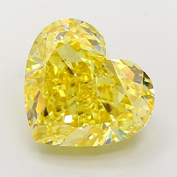 Loose Diamond - HEART 8.02ct Fancy Vivid Yellow VS2: Loose Diamond - HEART 8.02ct Fancy Vivid Yellow VS2 Source: This is a real non-mined Diamond that has been grown in a lab Shape: HEART Carats: 8.02 Color: Fancy Vivid Yellow Certification: IGI Video: