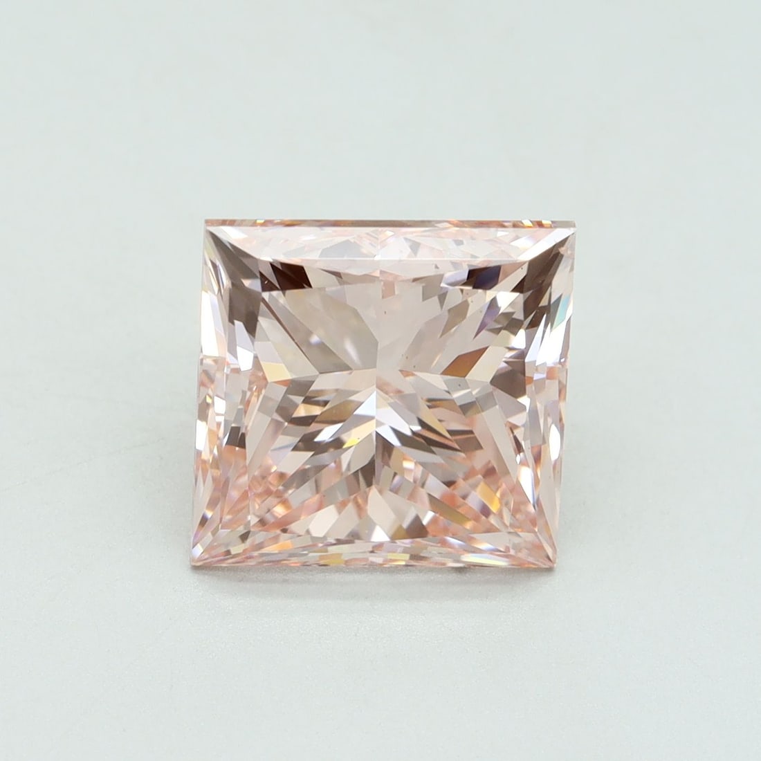 Loose Diamond - PRINCESS 5.03ct Fancy Intense Pink VS2: Loose Diamond - PRINCESS 5.03ct Fancy Intense Pink VS2 Source: This is a real non-mined Diamond that has been grown in a lab Shape: PRINCESS Carats: 5.03 Color: Fancy Intense Pink Certification: IGI V