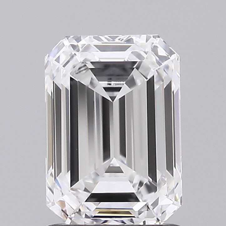 Loose Diamond - EMERALD 1.55ct E VVS2: Loose Diamond - EMERALD 1.55ct E VVS2 Source: This is a real non-mined Diamond that has been grown in a lab Shape: EMERALD Carats: 1.55 Color: E Clarity: VVS2 Certification: IGI Video: