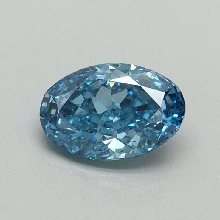 Loose Diamond - OVAL 0.57ct Fancy Vivid Blue VS1: Loose Diamond - OVAL 0.57ct Fancy Vivid Blue VS1 Source: This is a real non-mined Diamond that has been grown in a lab Shape: OVAL Carats: 0.57 Color: Fancy Vivid Blue Certification: IGI Video: