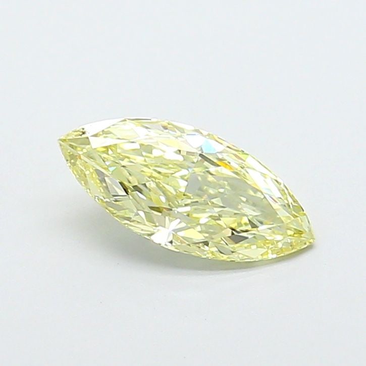 Loose Diamond - MARQUISE 1.03ct Fancy Light Yellow VS1: Loose Diamond - MARQUISE 1.03ct Fancy Light Yellow VS1 Source: This is a real non-mined Diamond that has been grown in a lab Shape: MARQUISE Carats: 1.03 Color: Fancy Light Yellow Certification: IGI V