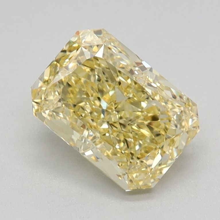 Loose Diamond - RADIANT 1.02ct Fancy Vivid Yellow VS1: Loose Diamond - RADIANT 1.02ct Fancy Vivid Yellow VS1 Source: This is a real non-mined Diamond that has been grown in a lab Shape: RADIANT Carats: 1.02 Color: Fancy Vivid Yellow Certification: IGI Vid