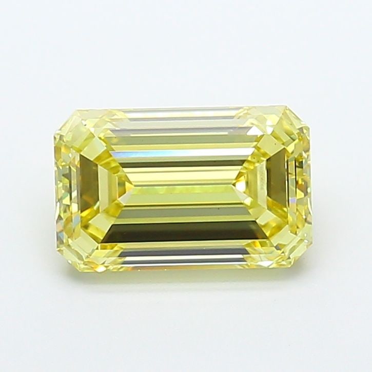 Loose Diamond - EMERALD 3.61ct Fancy Yellow VS1: Loose Diamond - EMERALD 3.61ct Fancy Yellow VS1 Source: This is a real non-mined Diamond that has been grown in a lab Shape: EMERALD Carats: 3.61 Color: Fancy Yellow Certification: IGI Video: