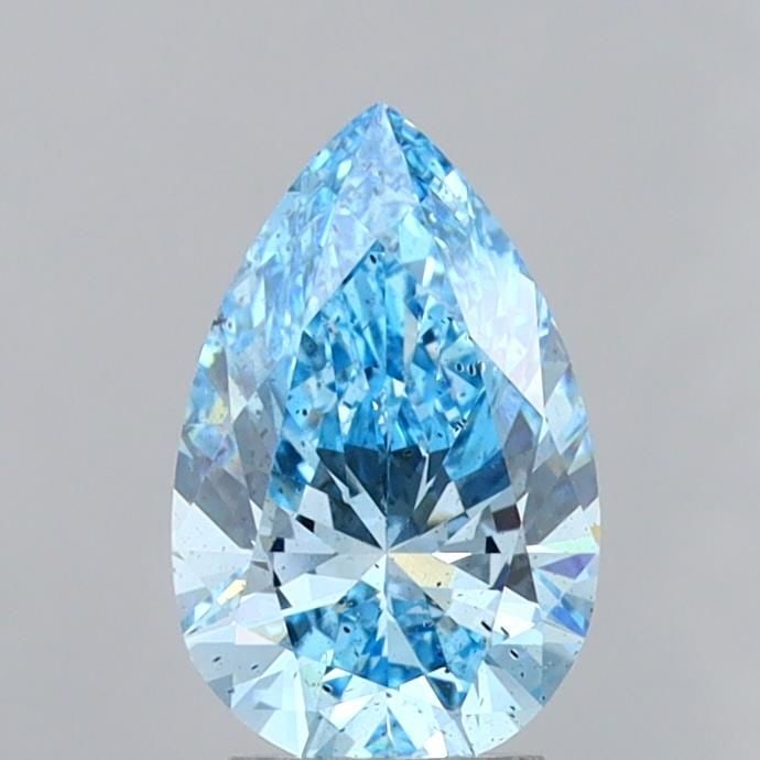 Loose Diamond - PEAR 3.0ct Fancy Vivid Blue SI2: Loose Diamond - PEAR 3.0ct Fancy Vivid Blue SI2 Source: This is a real non-mined Diamond that has been grown in a lab Shape: PEAR Carats: 3.0 Color: Fancy Vivid Blue Certification: IGI Video: