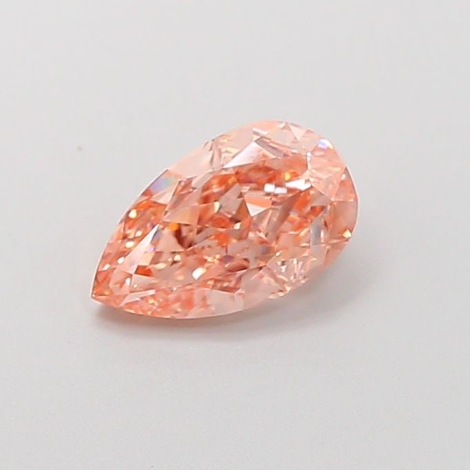 Loose Diamond - PEAR 1.1ct Fancy Intense Orangey Pink VVS2: Loose Diamond - PEAR 1.1ct Fancy Intense Orangey Pink VVS2 Source: This is a real non-mined Diamond that has been grown in a lab Shape: PEAR Carats: 1.1 Color: Fancy Intense Orangey Pink Certification