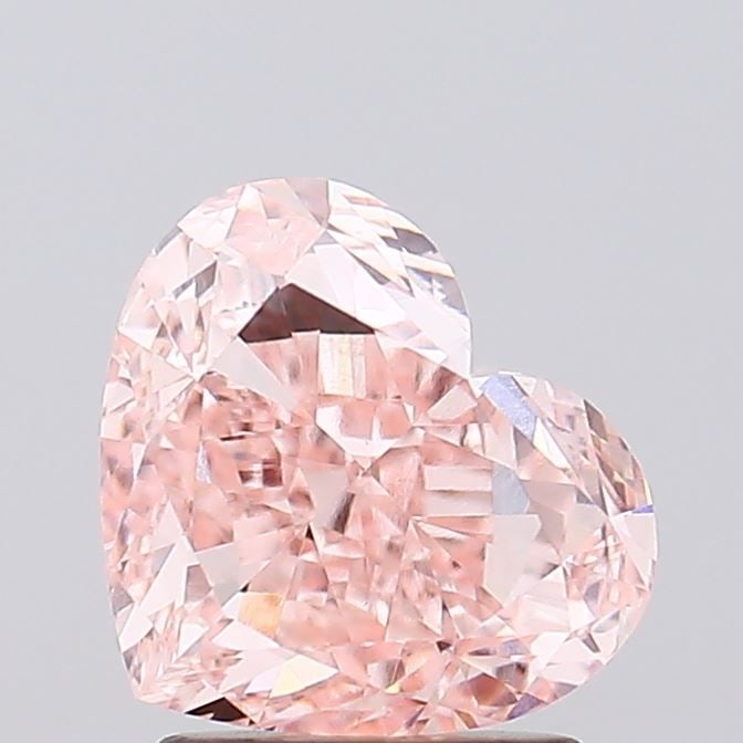 Loose Diamond - HEART 2.71ct Fancy Intense Pink VS1: Loose Diamond - HEART 2.71ct Fancy Intense Pink VS1 Source: This is a real non-mined Diamond that has been grown in a lab Shape: HEART Carats: 2.71 Color: Fancy Intense Pink Certification: IGI Video: