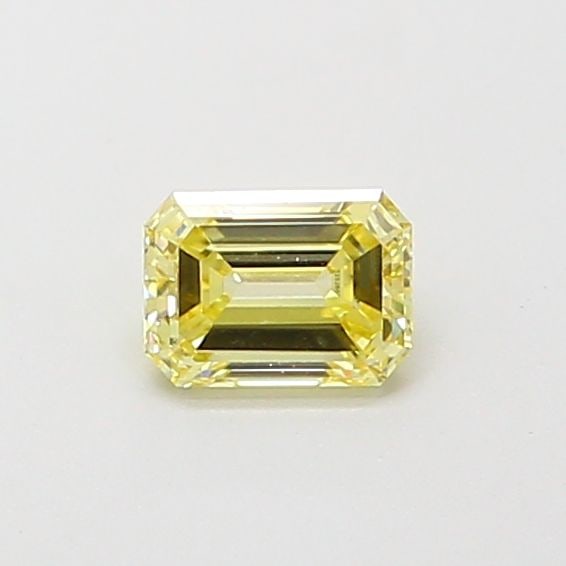 Loose Diamond - EMERALD 0.33ct Fancy Yellow VS1: Loose Diamond - EMERALD 0.33ct Fancy Yellow VS1 Source: This is a real non-mined Diamond that has been grown in a lab Shape: EMERALD Carats: 0.33 Color: Fancy Yellow Certification: IGI Video: