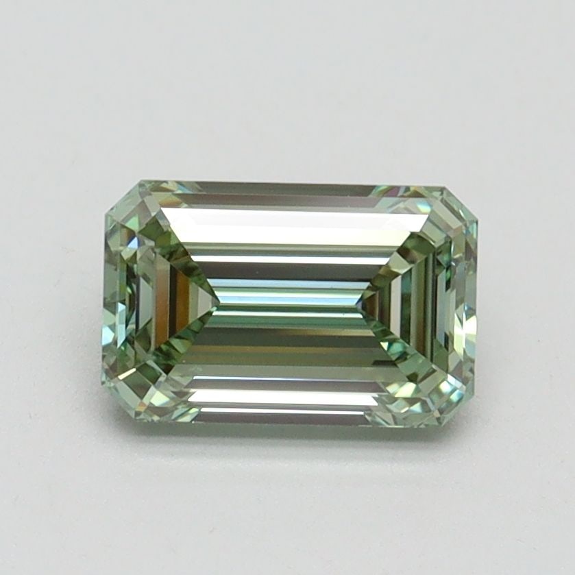 Loose Diamond - EMERALD 1.11ct Fancy Intense Green VVS2: Loose Diamond - EMERALD 1.11ct Fancy Intense Green VVS2 Source: This is a real non-mined Diamond that has been grown in a lab Shape: EMERALD Carats: 1.11 Color: Fancy Intense Green Certification: IGI