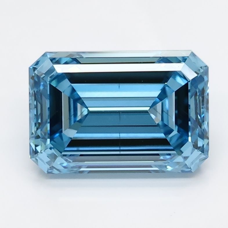 Loose Diamond - EMERALD 1.99ct Blue SI1: Loose Diamond - EMERALD 1.99ct Blue SI1 Source: This is a real non-mined Diamond that has been grown in a lab Shape: EMERALD Carats: 1.99 Color: Blue Certification: NONE Video: