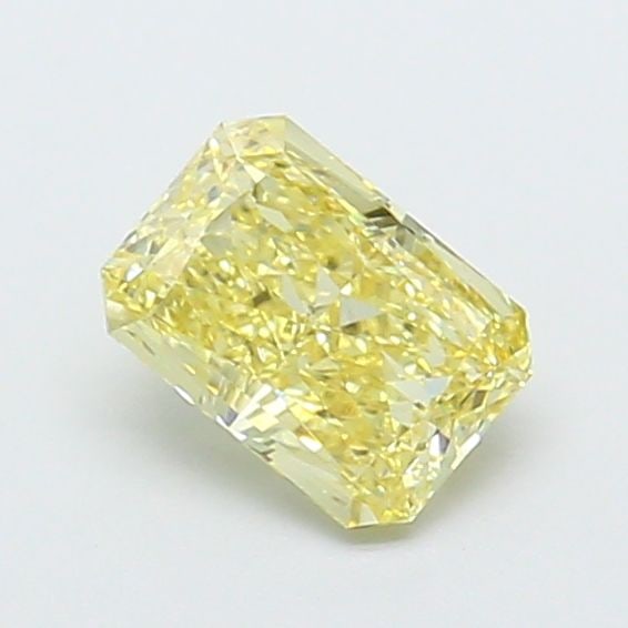 Loose Diamond - RADIANT 1.03ct Fancy Light Yellow VS1: Loose Diamond - RADIANT 1.03ct Fancy Light Yellow VS1 Source: This is a real non-mined Diamond that has been grown in a lab Shape: RADIANT Carats: 1.03 Color: Fancy Light Yellow Certification: IGI Vid