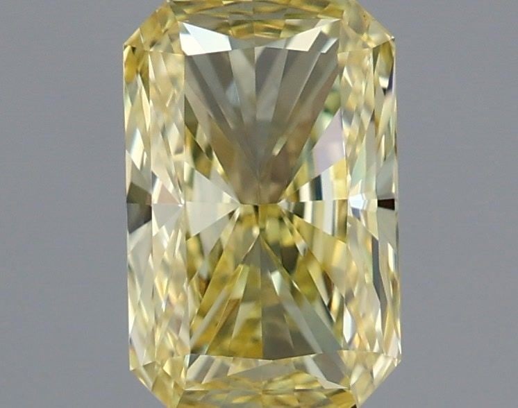 Loose Diamond - RADIANT 1.06ct Fancy Intense Yellow VVS2: Loose Diamond - RADIANT 1.06ct Fancy Intense Yellow VVS2 Source: This is a real non-mined Diamond that has been grown in a lab Shape: RADIANT Carats: 1.06 Color: Fancy Intense Yellow Certification: