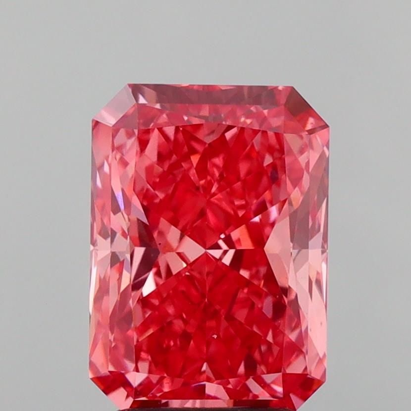 Loose Diamond - RADIANT 3.0ct Fancy Vivid Pink VS2: Loose Diamond - RADIANT 3.0ct Fancy Vivid Pink VS2 Source: This is a real non-mined Diamond that has been grown in a lab Shape: RADIANT Carats: 3.0 Color: Fancy Vivid Pink Certification: IGI Video: