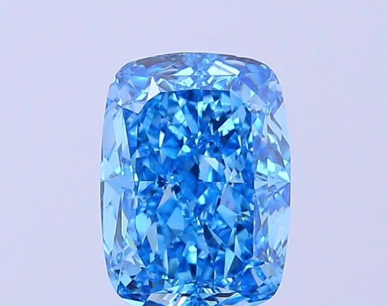 Loose Diamond - CUSHION MODIFIED 2.92ct Fancy Vivid Blue VS1: Loose Diamond - CUSHION MODIFIED 2.92ct Fancy Vivid Blue VS1 Source: This is a real non-mined Diamond that has been grown in a lab Shape: CUSHION MODIFIED Carats: 2.92 Color: Fancy Vivid Blue Certific