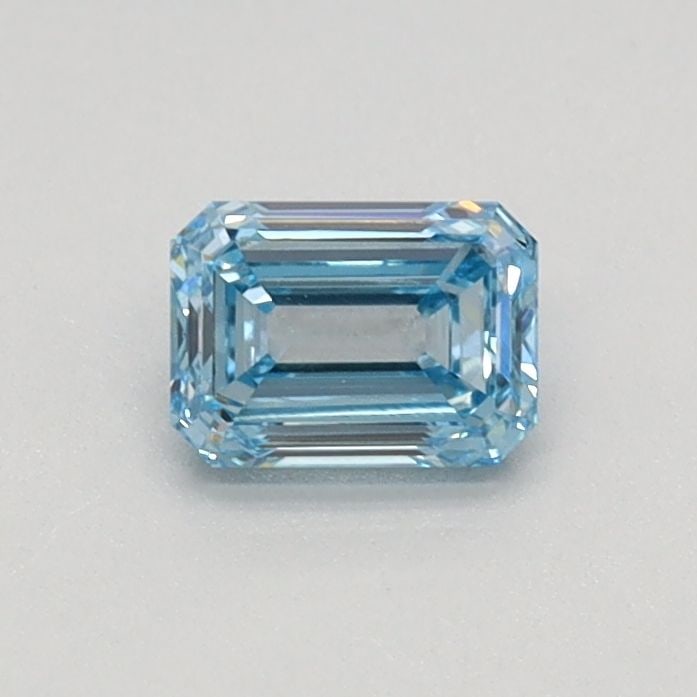 Loose Diamond - EMERALD 0.35ct Fancy Intense Blue VVS2: Loose Diamond - EMERALD 0.35ct Fancy Intense Blue VVS2 Source: This is a real non-mined Diamond that has been grown in a lab Shape: EMERALD Carats: 0.35 Color: Fancy Intense Blue Certification: IGI Vi