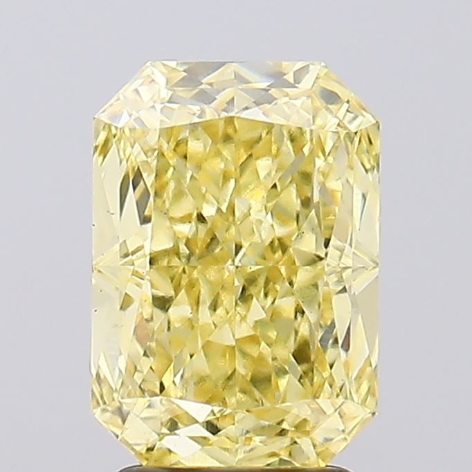 Loose Diamond - RADIANT 3.01ct Fancy Vivid Yellow VS1: Loose Diamond - RADIANT 3.01ct Fancy Vivid Yellow VS1 Source: This is a real non-mined Diamond that has been grown in a lab Shape: RADIANT Carats: 3.01 Color: Fancy Vivid Yellow Certification: IGI Vid