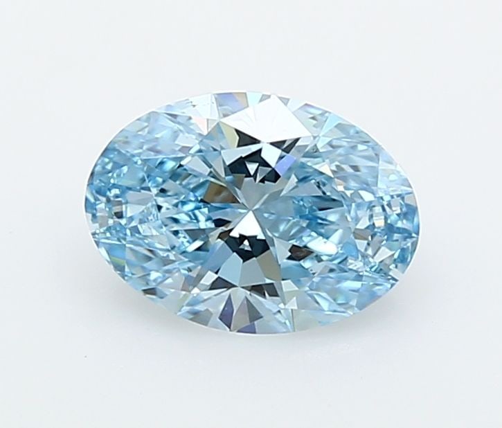 Loose Diamond - OVAL 1.43ct Fancy Vivid Blue VVS1: Loose Diamond - OVAL 1.43ct Fancy Vivid Blue VVS1 Source: This is a real non-mined Diamond that has been grown in a lab Shape: OVAL Carats: 1.43 Color: Fancy Vivid Blue Certification: IGI Video: