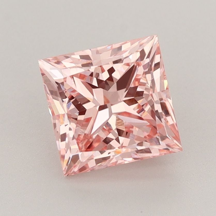 Loose Diamond - PRINCESS 2.13ct Fancy Vivid Pink VS1: Loose Diamond - PRINCESS 2.13ct Fancy Vivid Pink VS1 Source: This is a real non-mined Diamond that has been grown in a lab Shape: PRINCESS Carats: 2.13 Color: Fancy Vivid Pink Certification: IGI Video
