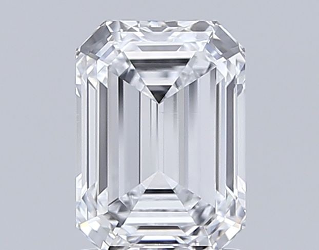 Loose Diamond - EMERALD 1.63ct E VS1: Loose Diamond - EMERALD 1.63ct E VS1 Source: This is a real non-mined Diamond that has been grown in a lab Shape: EMERALD Carats: 1.63 Color: E Clarity: VS1 Certification: IGI Video: