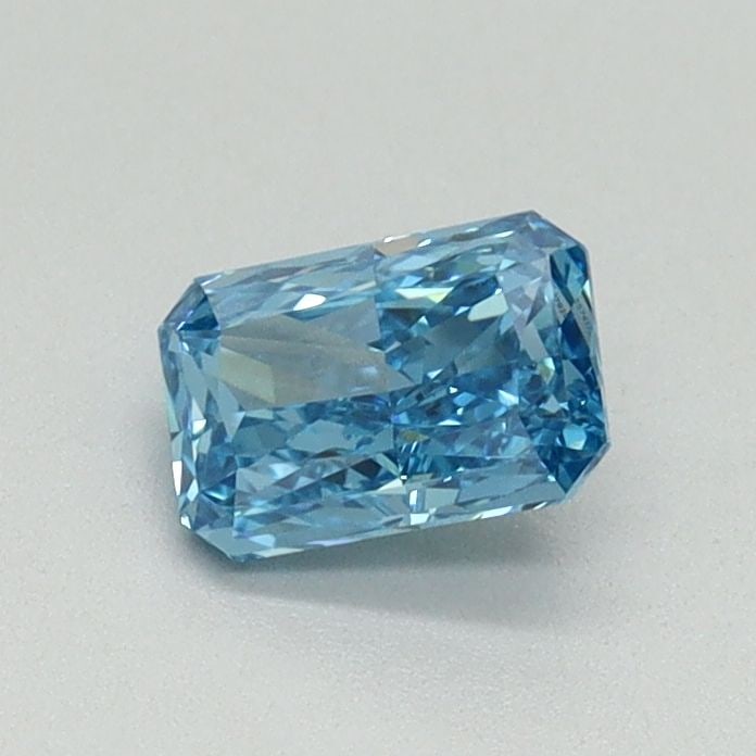 Loose Diamond - RADIANT 0.51ct Fancy Vivid Blue VS1: Loose Diamond - RADIANT 0.51ct Fancy Vivid Blue VS1 Source: This is a real non-mined Diamond that has been grown in a lab Shape: RADIANT Carats: 0.51 Color: Fancy Vivid Blue Certification: IGI Video:
