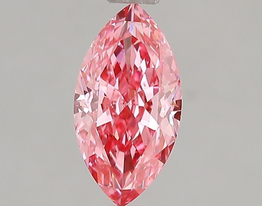 Loose Diamond - MARQUISE 1.08ct Fancy Vivid Pink VS1: Loose Diamond - MARQUISE 1.08ct Fancy Vivid Pink VS1 Source: This is a real non-mined Diamond that has been grown in a lab Shape: MARQUISE Carats: 1.08 Color: Fancy Vivid Pink Certification: IGI Video