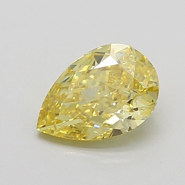 Loose Diamond - PEAR 1.35ct Fancy Vivid Yellow VS1: Loose Diamond - PEAR 1.35ct Fancy Vivid Yellow VS1 Source: This is a real non-mined Diamond that has been grown in a lab Shape: PEAR Carats: 1.35 Color: Fancy Vivid Yellow Certification: IGI Video: