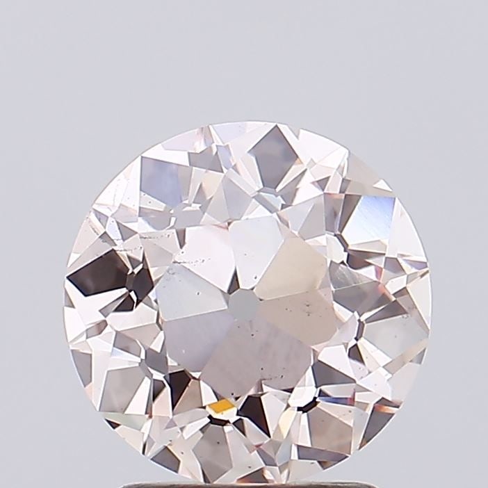Loose Diamond - EUROPEAN CUT 2.39ct Fancy Light Pink VS2: Loose Diamond - EUROPEAN CUT 2.39ct Fancy Light Pink VS2 Source: This is a real non-mined Diamond that has been grown in a lab Shape: EUROPEAN CUT Carats: 2.39 Color: Fancy Light Pink Certification: I